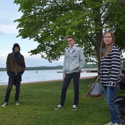 Peik von Essen, Felix Lönnqvist och Jenny Eliasson.
