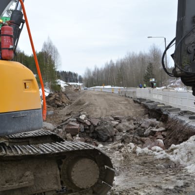 Lättrafikled byggs i Sibbo mellan Nissbacka och Nickby.