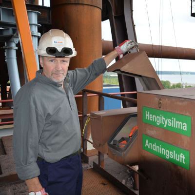 Kari Lampinen vid Koverhar