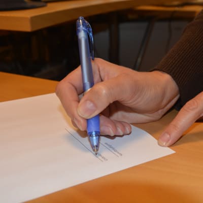 Underskrift på avtal