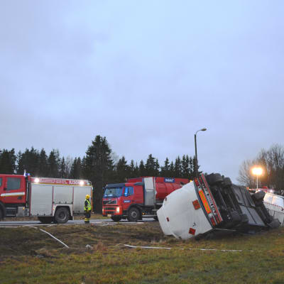 tankbilsolycka i Liljendal