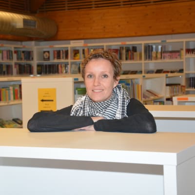 Heidi Enberg är bibliotekschef i Raseborg