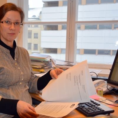 Irina Nori på Österbottens förbund.