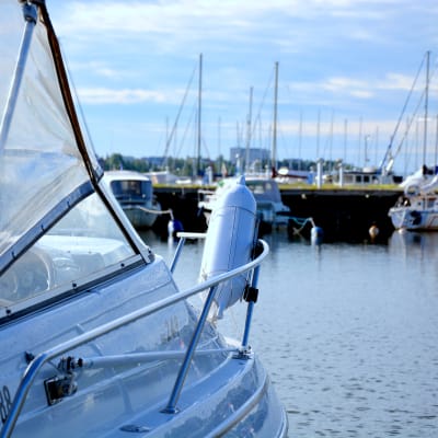 Båthamn.