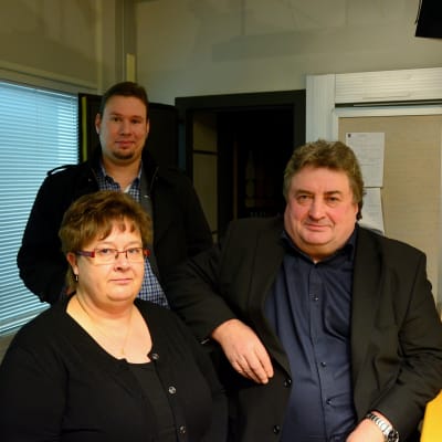 Jonas Lindholm, Anne-Mari Viinamäki och Stig Beijar