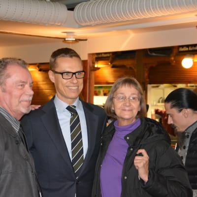 Alexander Stubb, Åbo Saluhall, 4.11.2014