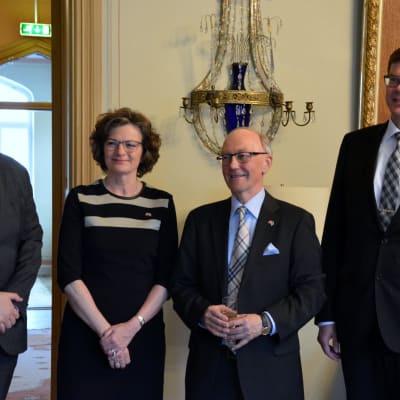 tomas Häyru, Jette Nordam, Kaj Ericsson och Tom Westermark.