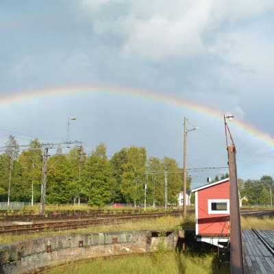 En regnbåge.