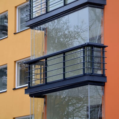 Fasad till bostadshus