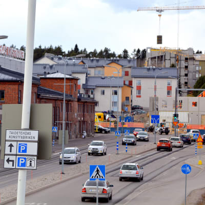 gatumiljö i Borgå
