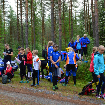 FSO-juniorer samlade för lägerträning i Pedersöre 2017.