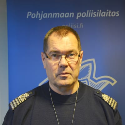 Kari Keski-Opas, biträdande polischef på Polisinrättningen i Österbotten.