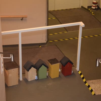 Kårkulla samkommun finns i Fixhuset i Ekenäs där besökarna bland annat gjort dessa fågelholkar.