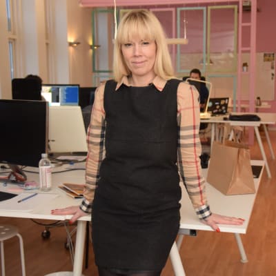 Monica Javanainen jobbar i Fixhuset i Ekenäs.