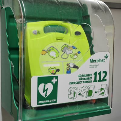 Defibrillator i K-citymarket