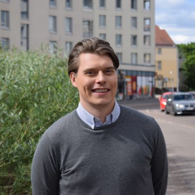 Joel Järvinen, landschef för Uber i Finland och Sverige