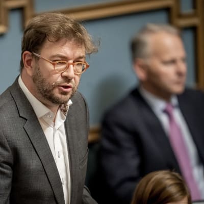 Timo Harakka eduskunnassa 12.9.2019