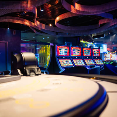 Spel på ett casino i Tammerfors.