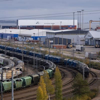 Mussalon satama (Hamina-Kotkan satama) Kotkassa.