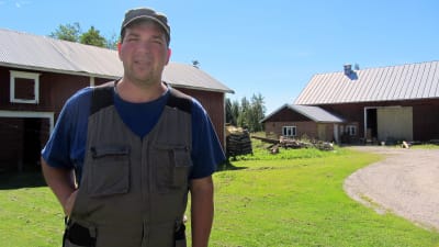 Jordbrukare Christian Storm i Övermalax