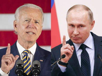 Joe Biden och Vladimir Putin