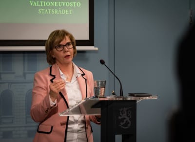 Justitieminister Anna-Maja Henriksson.