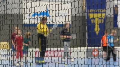 badminton-jippo i idrottshallen i lovisa