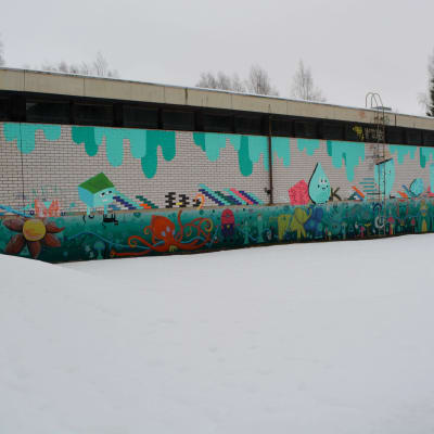 Laglig graffiti byggnad