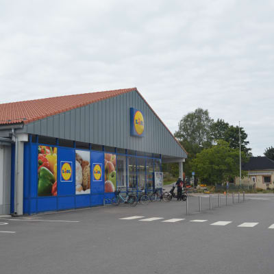 Matbutiken Lidl i Hangö.
