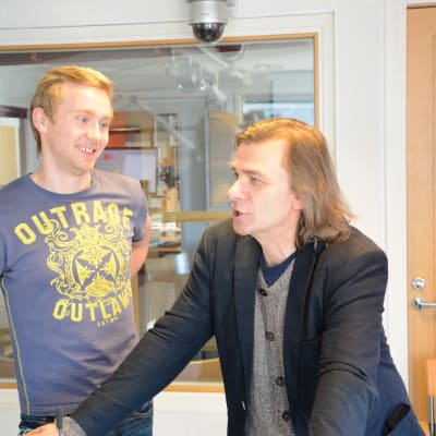 Janne Isaksson och Mats Lundberg i Sportpanelen