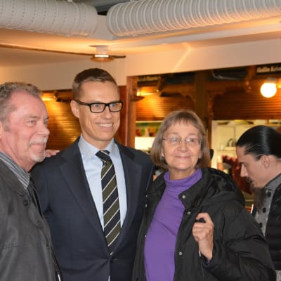 Alexander Stubb, Åbo Saluhall, 4.11.2014
