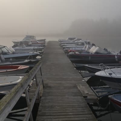 Svenvikens småbåtshamn i Ingå.