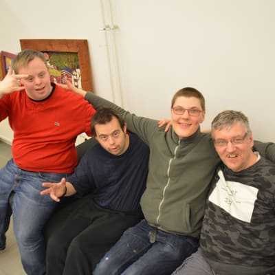 Eddy Krook, Alex Fagerman, Olle Stenström och Kari Ström.
