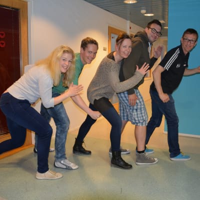 En del av Yle Åbolands Jukolalag 2015.