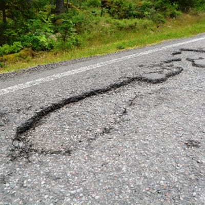 Lovisavägen i Lappträsk.