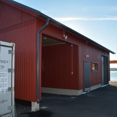 Fiskehallen i Joddböle i Ingå används inte som planerat