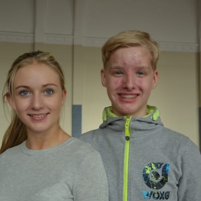 Dansparet Cassandra Juul Poulsen och Mikael Hagelstam