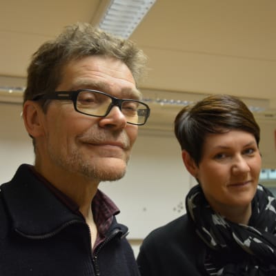 Cornelius Colliander (Gröna) och Åsa Gustafsson (SFP)