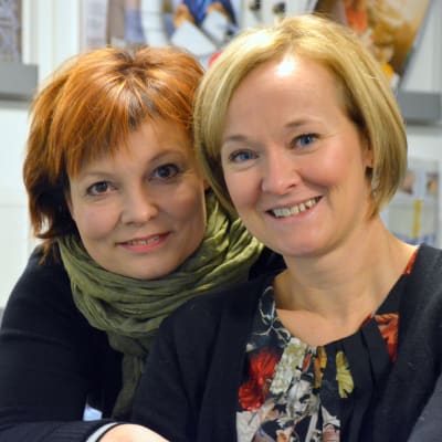 Satu Rönnlöf och Maria Nirkkonen från dansgruppen Makitanza.