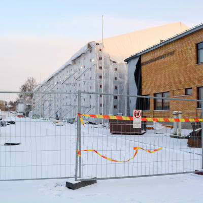 Lyceiparkens skola under tält