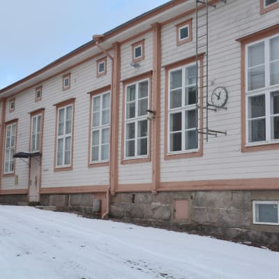 Byggnad på Sirkkala skolas gård