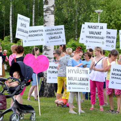 Demonstration för Borgå bb