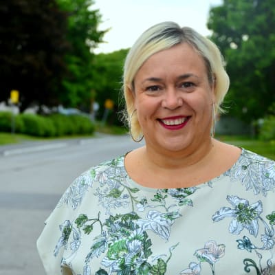 Pia Pajunurmi, chef på Vasa mottagningscentral.