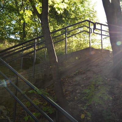 Trappa vid Martinskyrkan