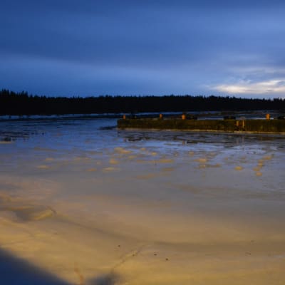 Isläget vid Vallgrund i Korsholm.