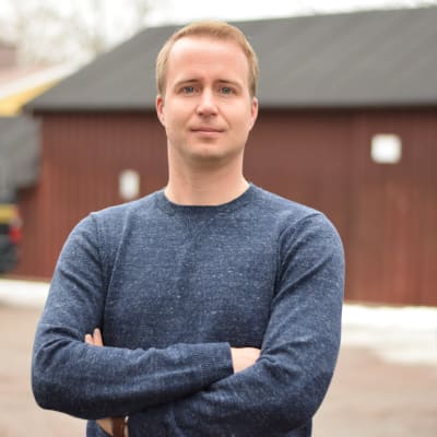 Jens Mattfolk från Finlands svenska lärarförbund.