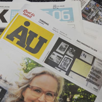 Bild på tidningen Åbo underrättelser
