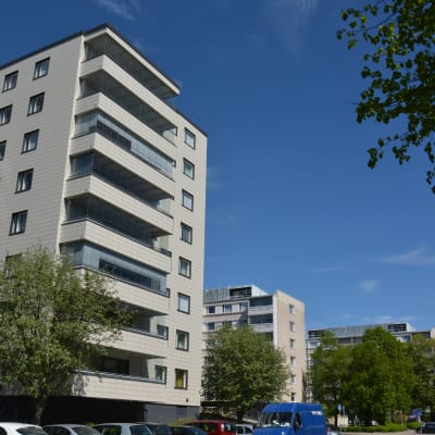 Höghus i Kuppis i Åbo.
