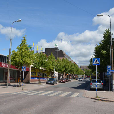 En bild av Larsgatan i Lojo.