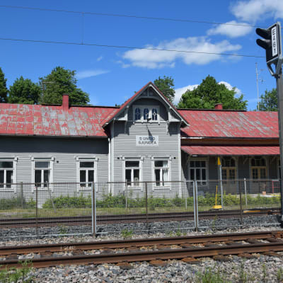 Sjundeå tågstation.